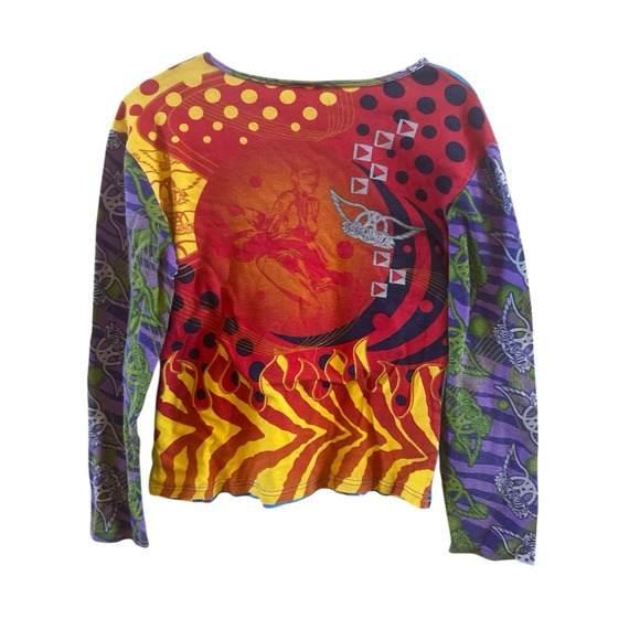 Rare Vintage 2001 Aerosmith Band T Shirt Size Medium *Wear From Washing - Picture 7 of 13